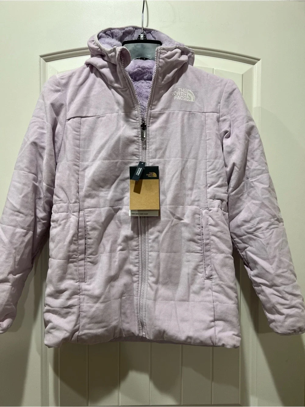 NWT❤️The North Face Girls’ Printed Reversible Mossbud Parka szXL(14/16)